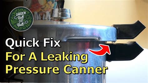 pressure cooker leaking water|A Quick And Safe FIX For Your Leaking Pressure Canner. STOP。